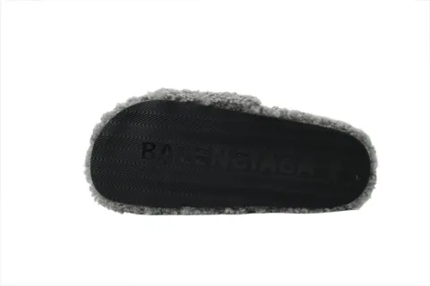 NBA x Balenciaga Furry Slide Grey – photo 3