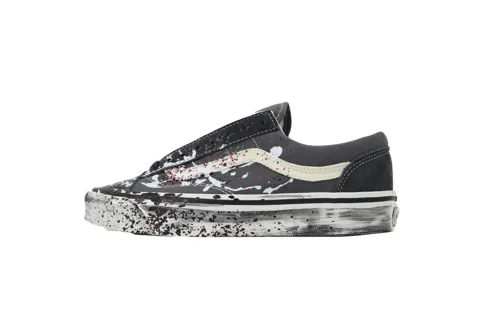 Paint Splatter Charcoal Grey