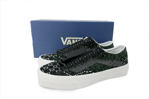 Vans Old Skool Knit Pack - Cheetah Dried Kelp Green – photo 6