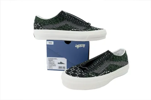 Vans Old Skool Knit Pack - Cheetah Dried Kelp Green – photo 7