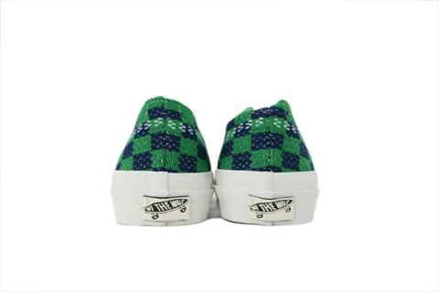 Vans Authentic Punk Check Green Navy – photo 3