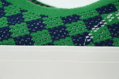 Vans Authentic Punk Check Green Navy – photo 5