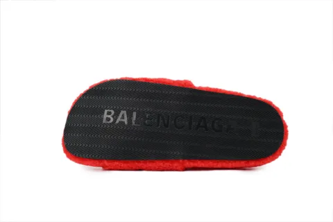 NBA x Balenciaga Furry Slide Red – photo 3