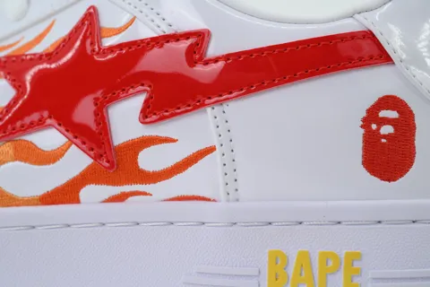 Bape Sta White/Red – photo 5