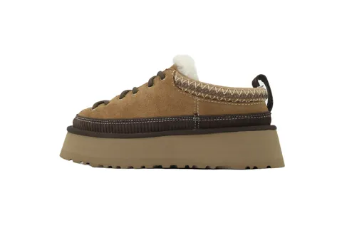 UGG Slides s Heritage Lace Up Chestnut Slipper