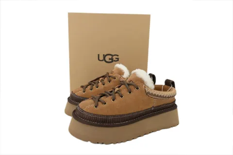 UGG Slides s Heritage Lace Up Chestnut Slipper – photo 6