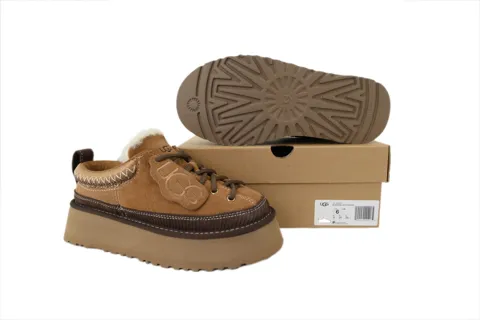 UGG Slides s Heritage Lace Up Chestnut Slipper – photo 7