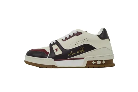 Louis Vuitton Trainer White/Burgundy