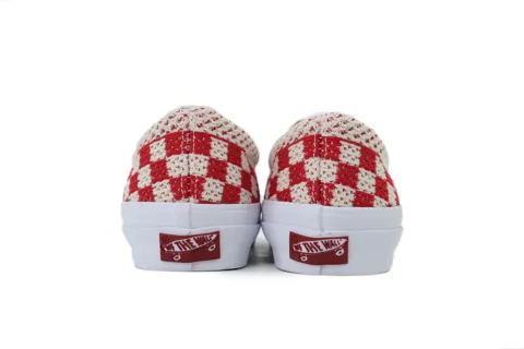 Vans Slip-On Checkerboard Red/White – photo 3