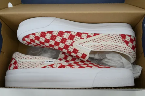 Vans Slip-On Checkerboard Red/White – photo 8