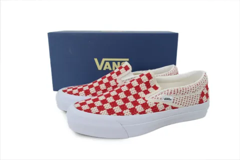 Vans Slip-On Checkerboard Red/White – photo 6