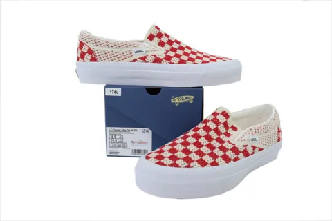 Vans Slip-On Checkerboard Red/White – photo 7