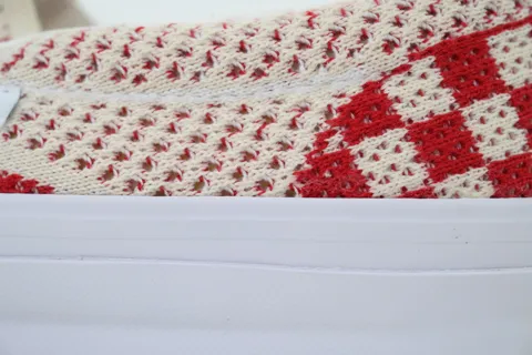 Vans Slip-On Checkerboard Red/White – photo 5