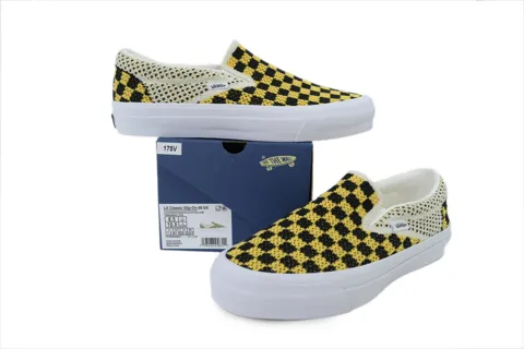 Vans Slip-On Black/Yellow – photo 7