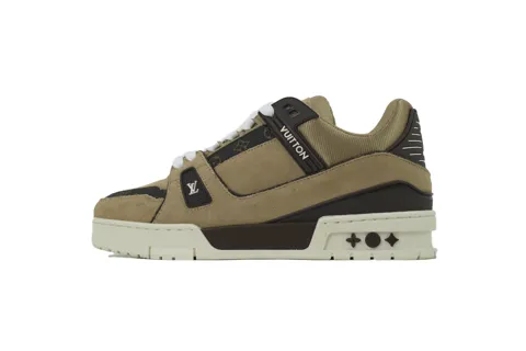 Louis Vuitton Trainer Apricot Suede