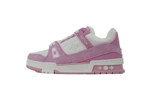 Louis Vuitton Trainer Pink Denim