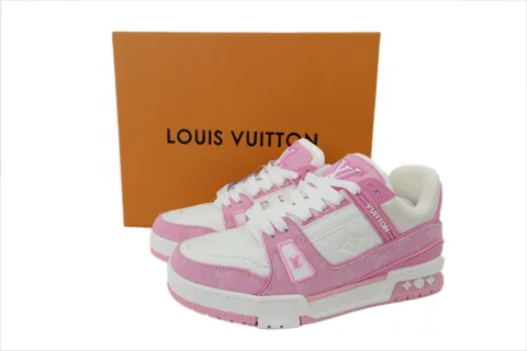 Louis Vuitton Trainer Pink Denim – photo 6