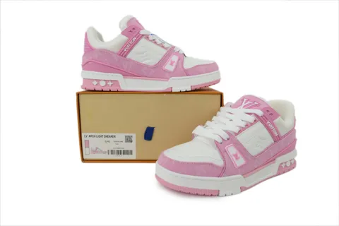 Louis Vuitton Trainer Pink Denim – photo 7