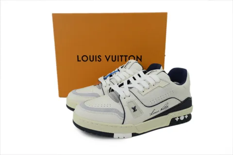 Louis Vuitton Trainer Blue/Cement – photo 6