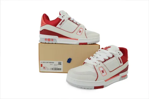 Louis Vuitton Trainer White/Red – photo 7