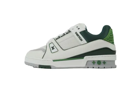 Louis Vuitton Trainer White/Blue/Green