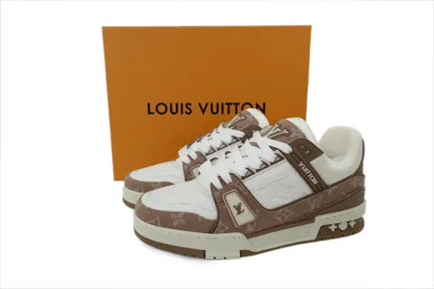Louis Vuitton Trainer Gold Denim – photo 6