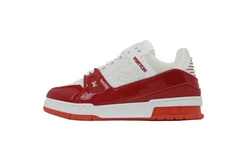 Louis Vuitton Trainer Red Patent