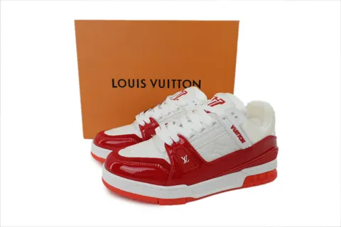 Louis Vuitton Trainer Red Patent – photo 6