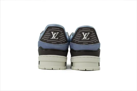 Louis Vuitton Trainer Blue Suede – photo 3