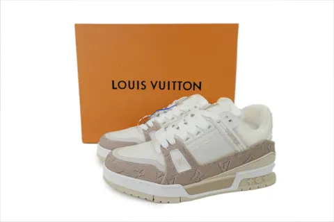 Louis Vuitton Trainer White/Apricot – photo 6