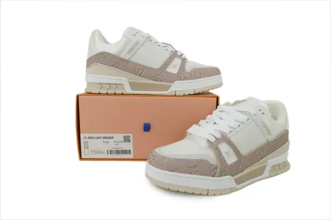 Louis Vuitton Trainer White/Apricot – photo 7