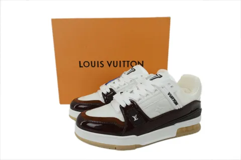 Louis Vuitton Trainer Brown Patent – photo 6
