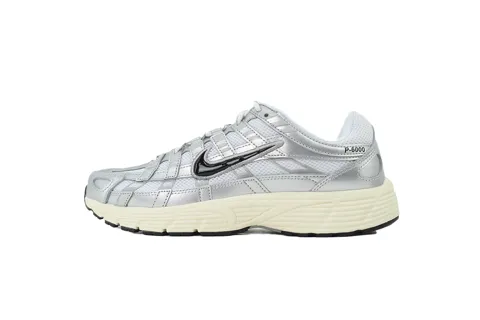 Nike P-6000 Metallic Flat Silver