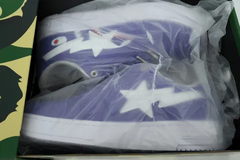 Bape Sta Purple Leather – photo 8