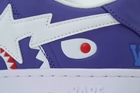Bape Sta Purple Leather – photo 5