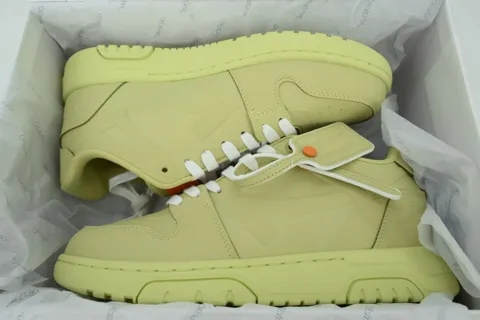 Off-White Sneakers s Yellow Outdoor Molded Sports Shoes – photo 8