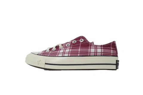 Converse Chuck 70 Low Red Plaid
